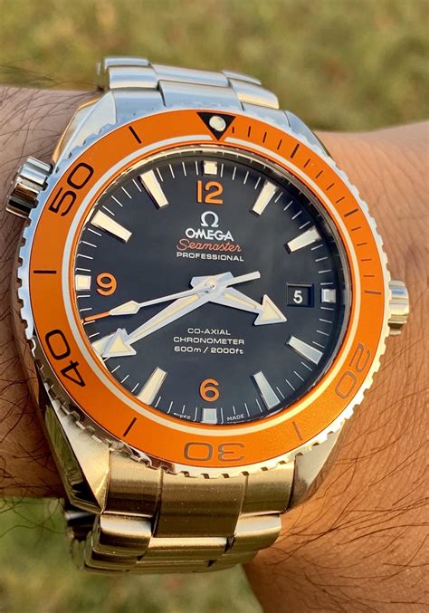 omega speedmaster orange bezel|planet ocean orange bezel.